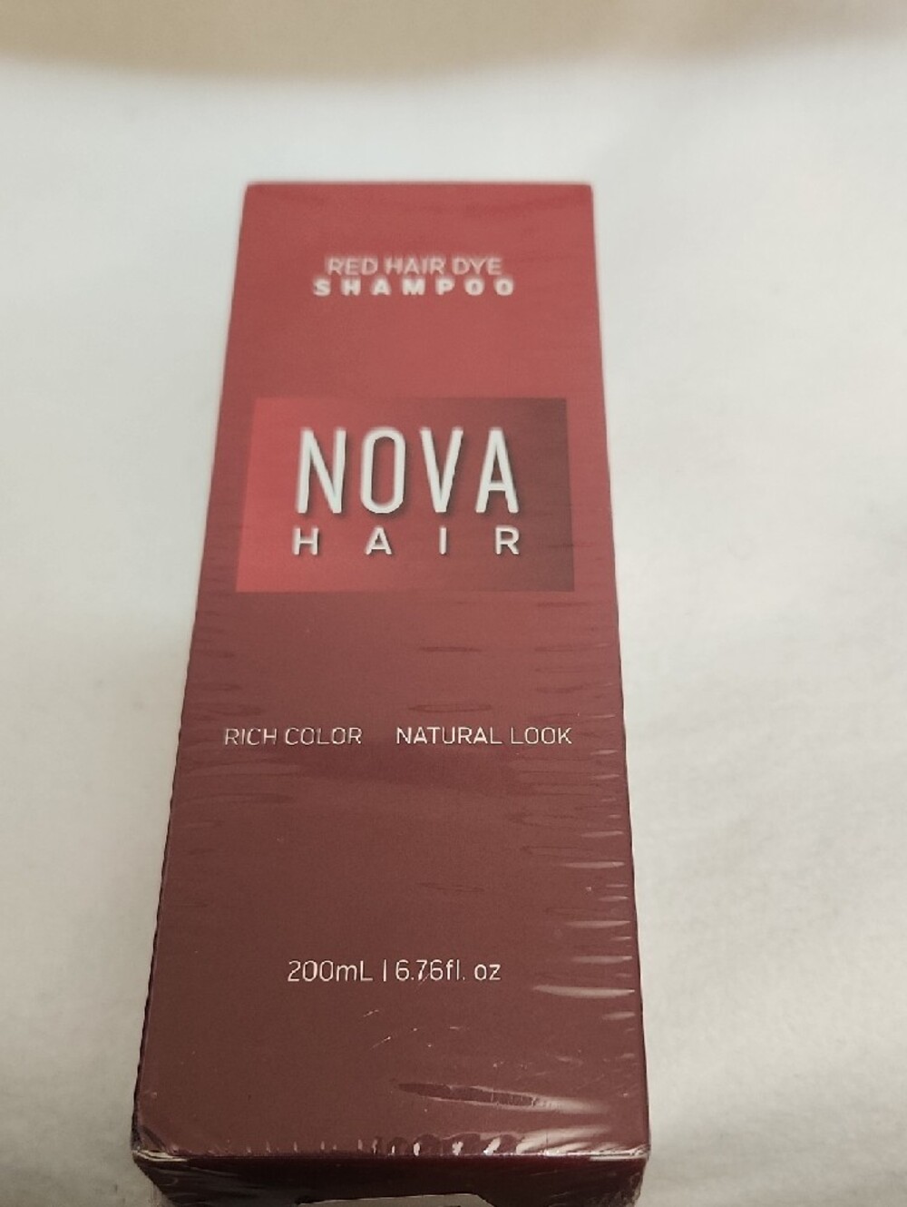 NOVA Red Hair Dye Shampoo - Rich Color - Natural Look